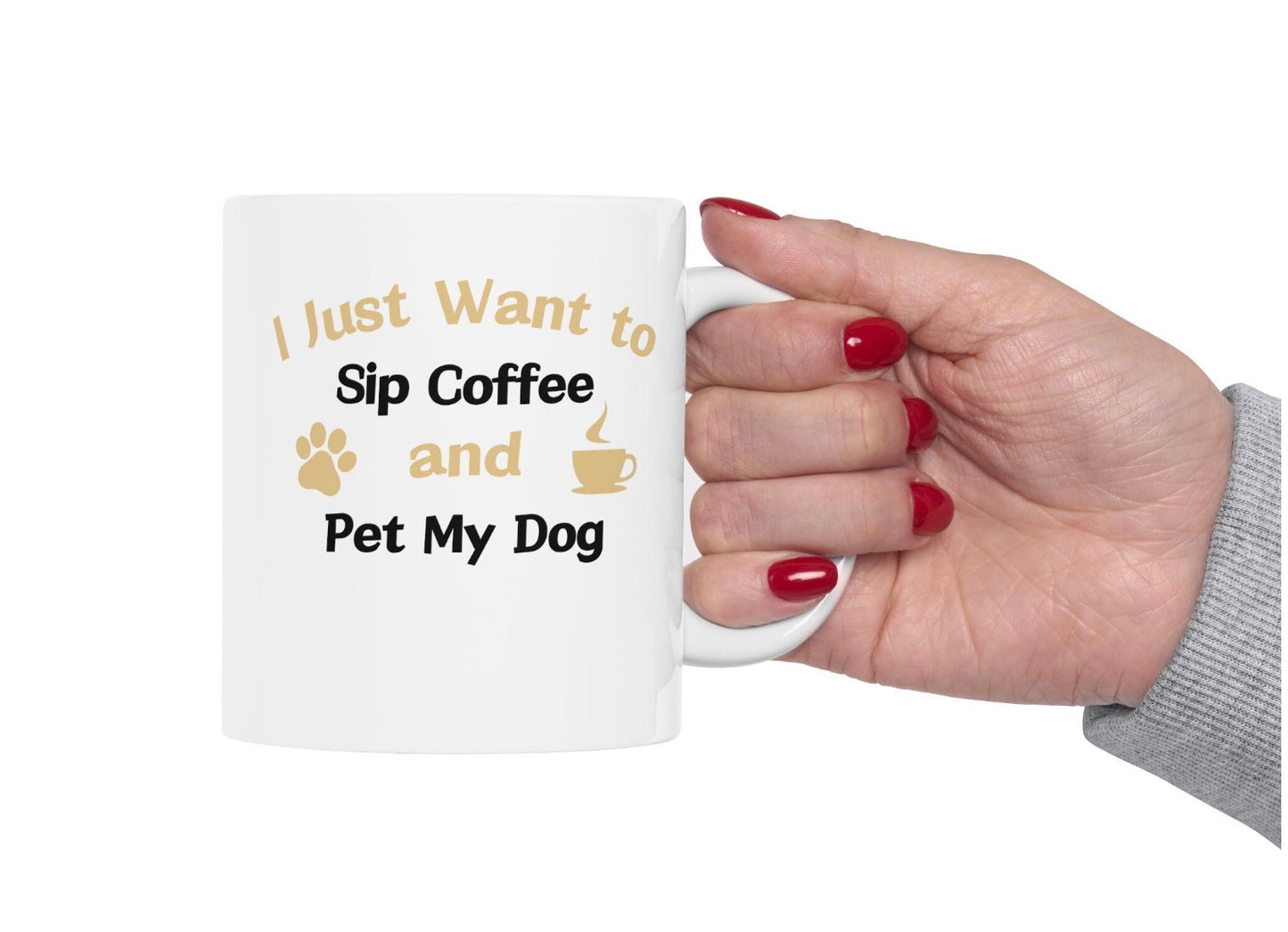 Ceramic Mug for Pet Lover, 11 or 15 oz, Custom Pet Photo Coffee Cup, Personalized Animal Lover Gift, Pet Owner Drinkware,